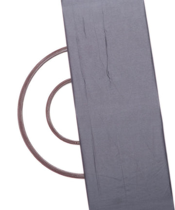grey colour two tone plain paper silk fabric